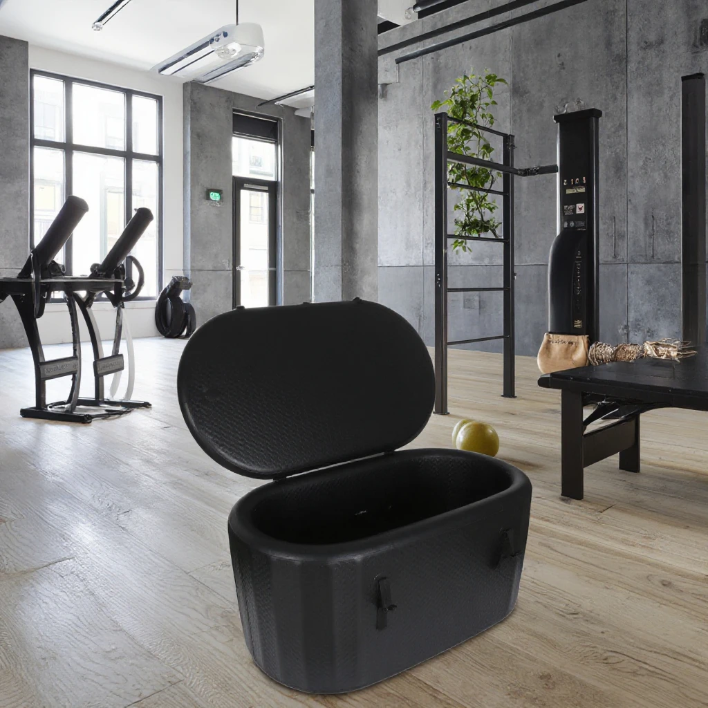 

2024 New Design Ice Bath Recovery Inflatable Combo Ultra-Portable Ice Barrel Cold Plunge Therapy Tub