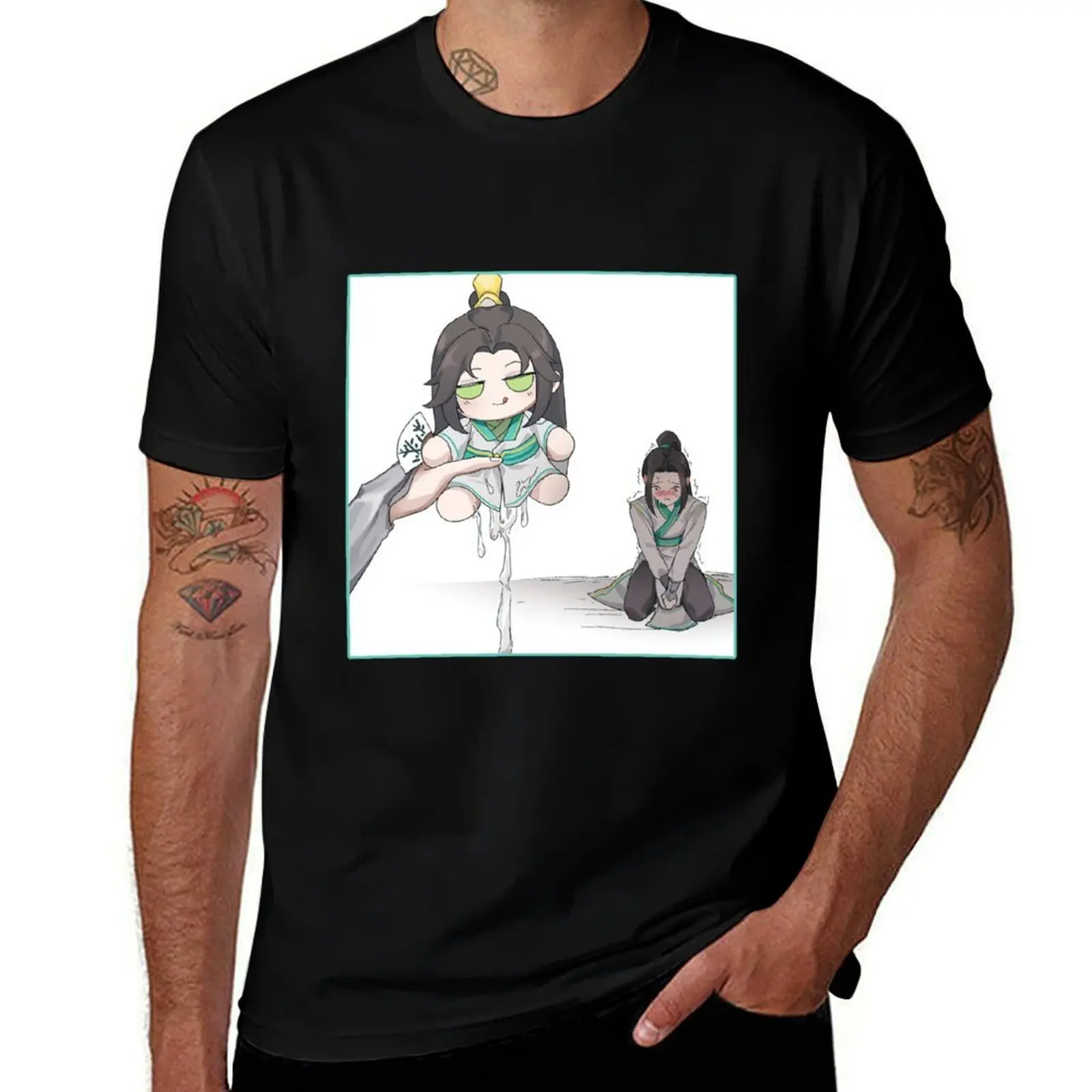 

svsss meme T-Shirt graphics anime shirt blacks tee shirts for men
