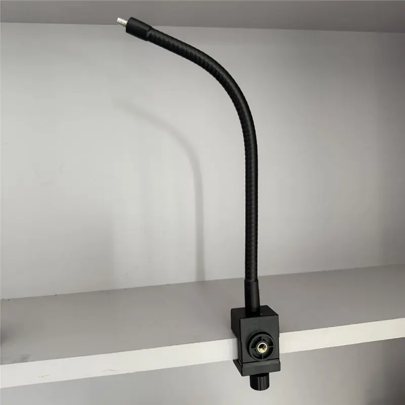 B27B Gooseneck Clamp Holder 28Cm Adjustable Mount Stand For Cameraphones Camera LED Video Light Microphone Desk Table Clip Brack