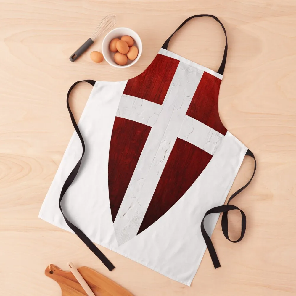 Knights Templar Cross Apron kitchen girl Men'ss Apron