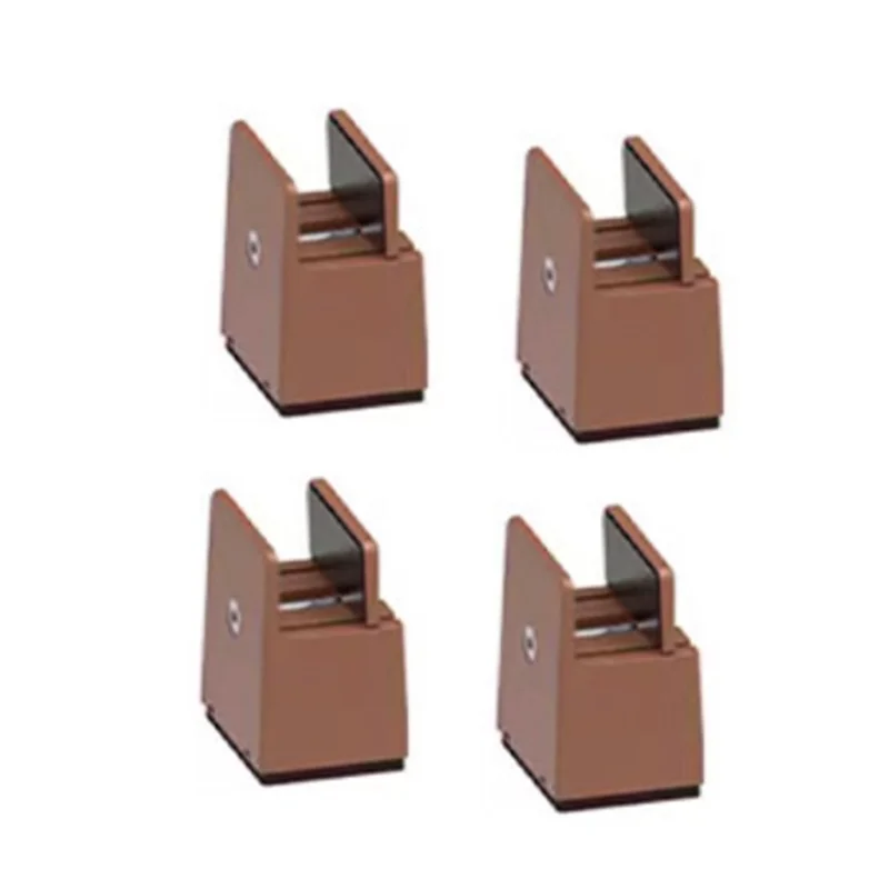 Haute qualité 4 pièces pieds de chaise réglables Riser vis pince 5Cm robuste canapé Tables lit meubles Risers avec pince à vis