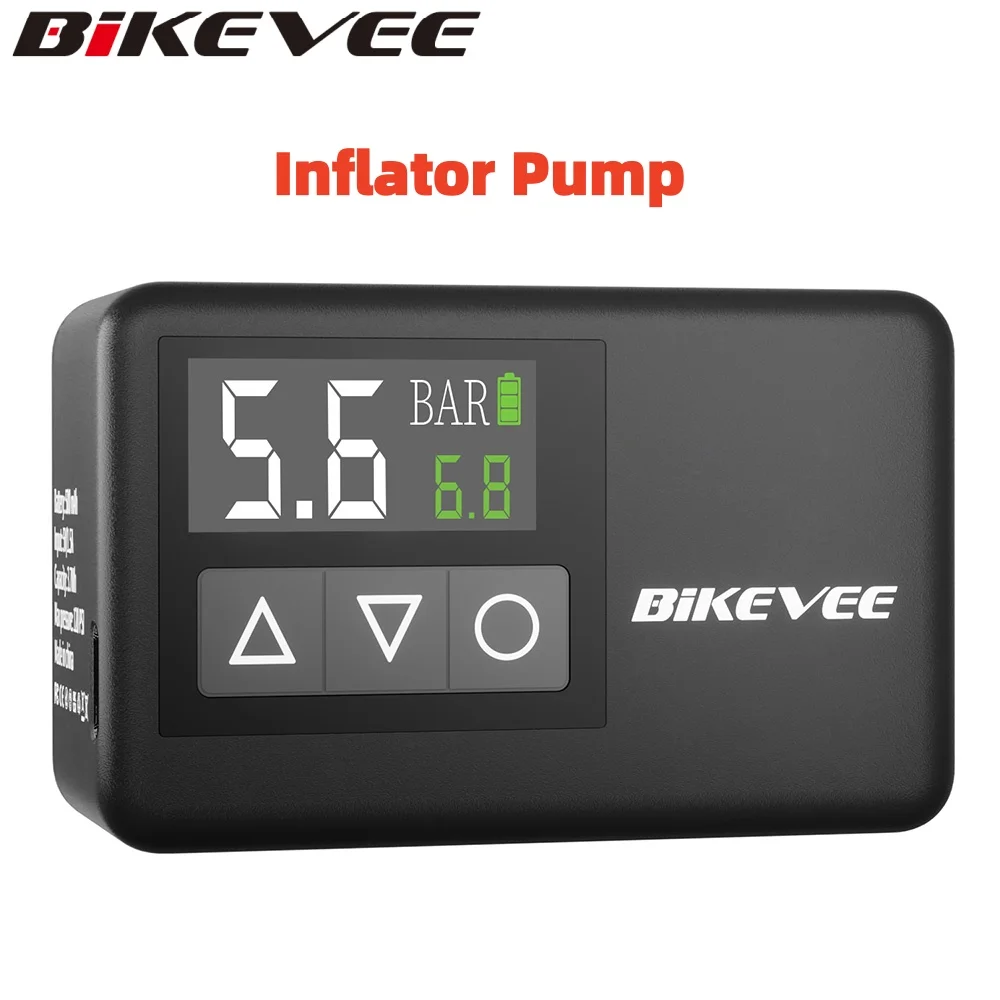 Outdoor Portable Mini Wireless Inflation Pump Electric Intelligent Digital Display Tire Inflator For Car Motorcycle Bicycle