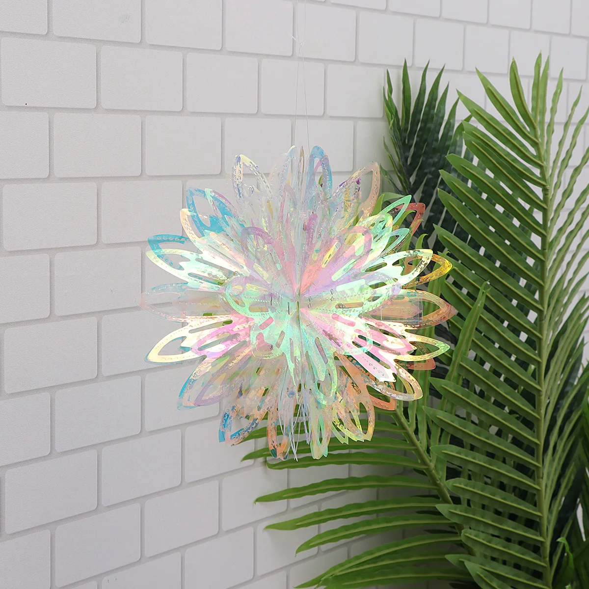 النيون فيلم زهرة الكرة الملونة شنقا الديكور لحفل زفاف عيد الميلاد عيد الميلاد المنزل فندق جدار ديكور السقف