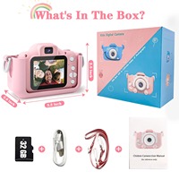 32GB Mini Children Camera X2 Digital Vintage Camera Educational Toys Kids Projection Video Camera Outdoor Photography Toy Gifts