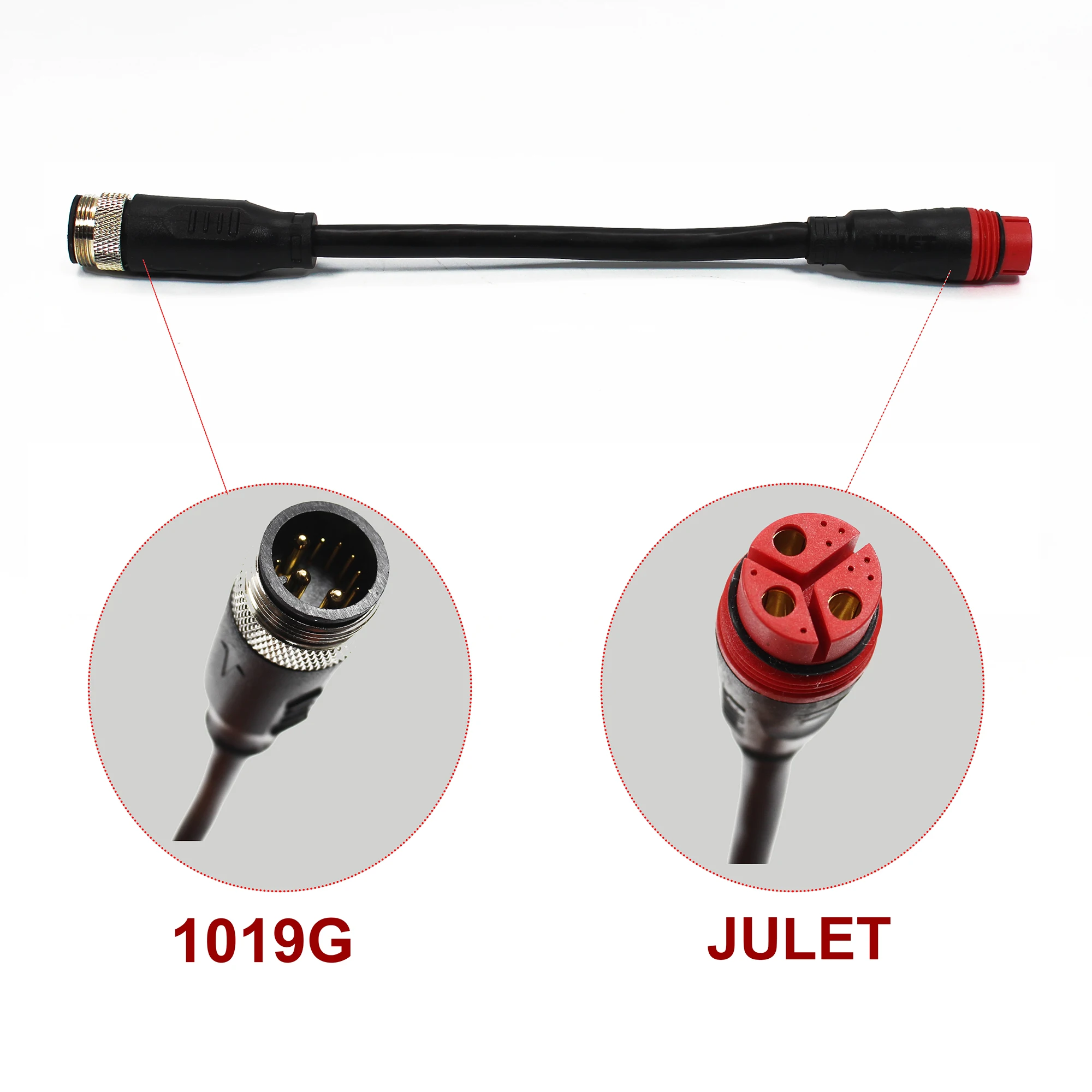 LinHi EBike Electric bicycle JULET G062 Brushless motor 1000W 1500W Motor Conversion Cable 1019AG TO 1121AM