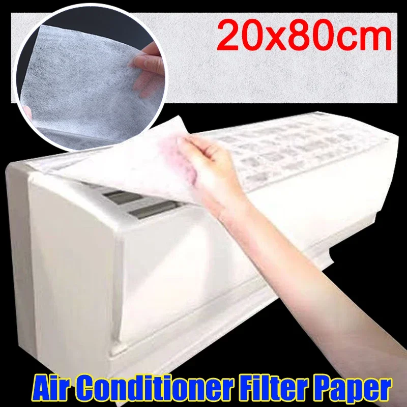 Anti-Dust Air Conditioner Vent Filter Air Vent Dust Filter Paper Tool Cotton Cuttable Network Outlet Cleaning Purification Parts