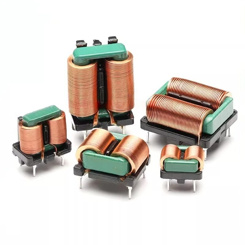 1pcs Common Mode Inductor 5mh 10mh Flat Wire Emi Common Mode Magnetic Loop Inductor, High Current Filter Inductor Coil
