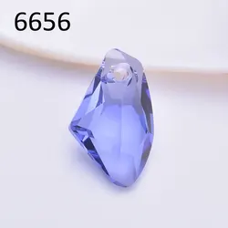 (1 piece) Original Crystal from Austria 6656 Galactic Vertical Pendant Loose Rhinestone for DIY Jewelry Making