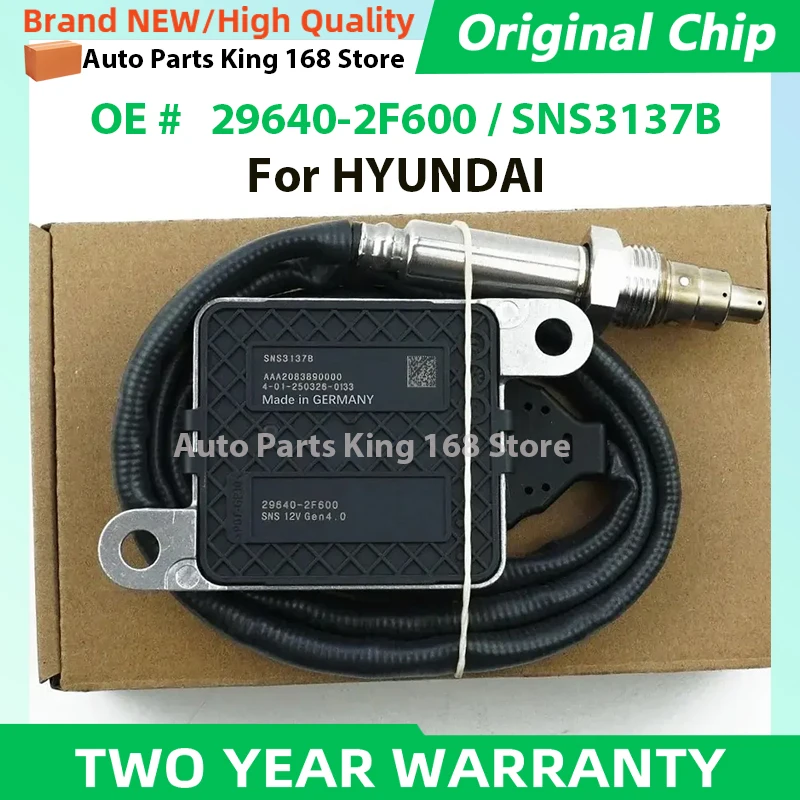 

29640-2F600 SNS3137B AAA2083890000 Nitrogen Oxygen NOx Sensor 12V For KIA 2014-2021 Hyundai STARIA 2.2 2021 2022