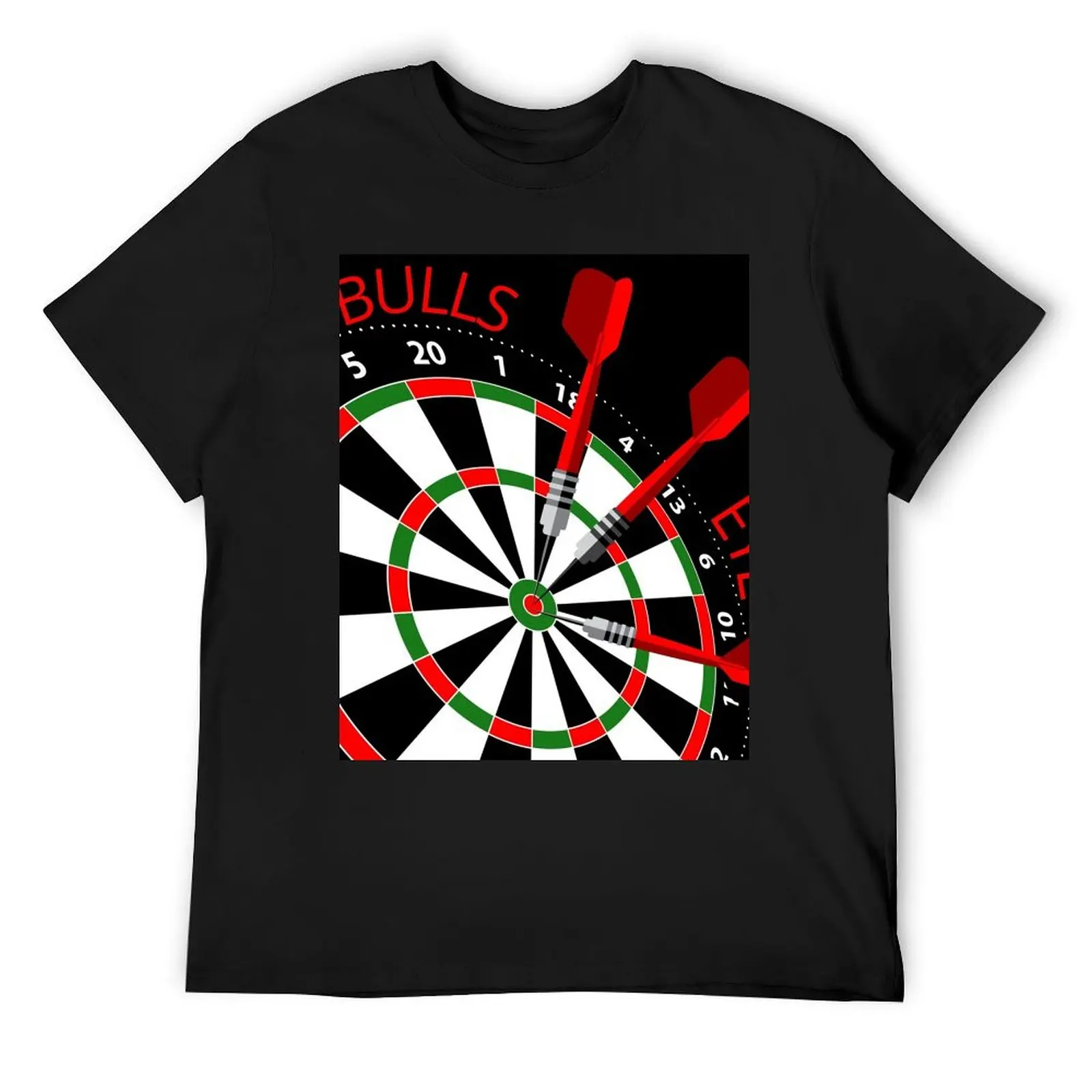 Dartboard Bullseye T-Shirt anime stuff summer top shirts graphic customizeds plain black t shirts men