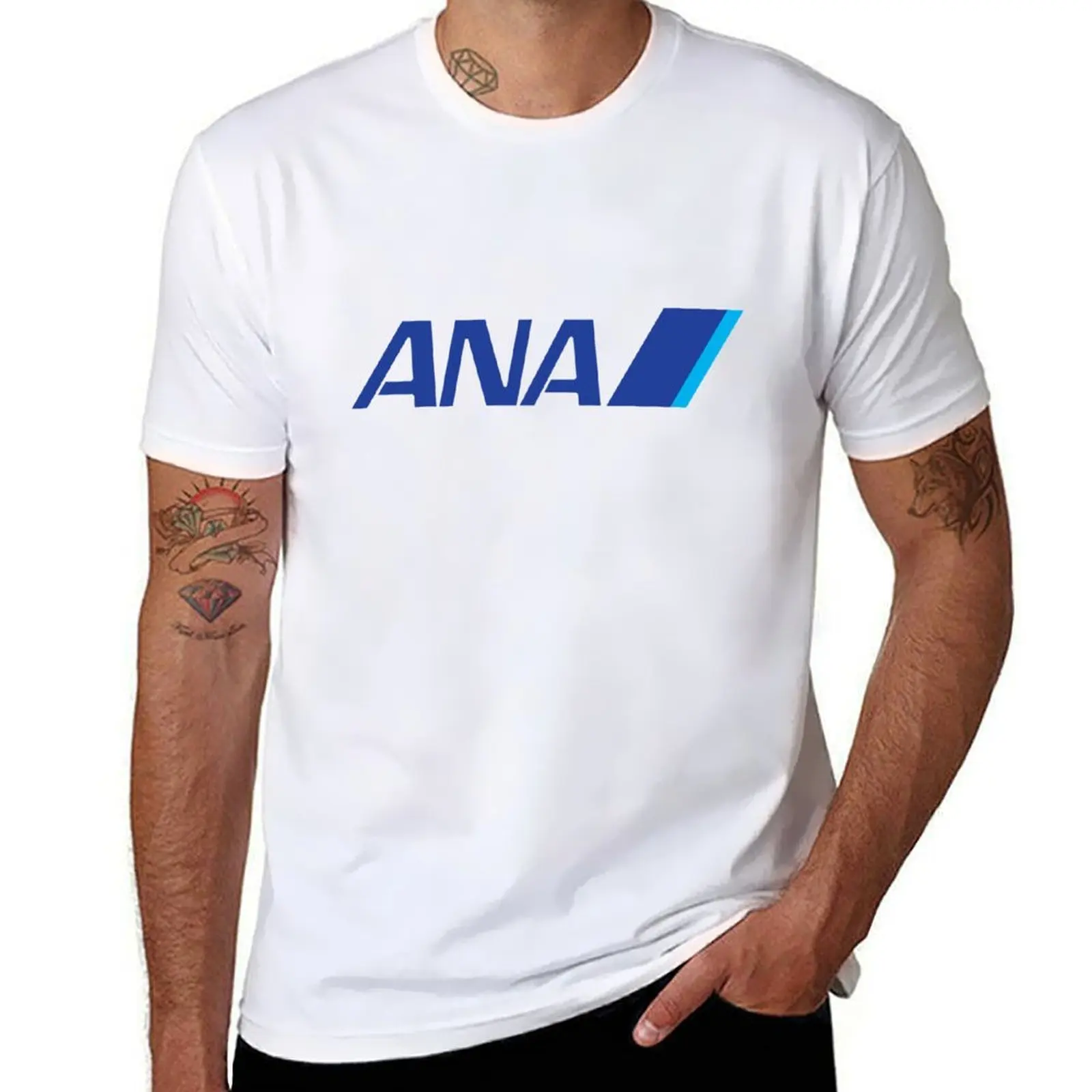

All Nippon Airways logo T-Shirt man graphic t shirt t shirts for man pack white funny t shirts man T-Shirt