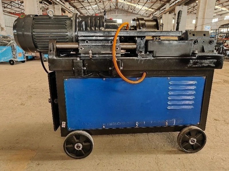 Mini Vertical Manual Steel Bar Roller Thread Rolling Screw Making Machine