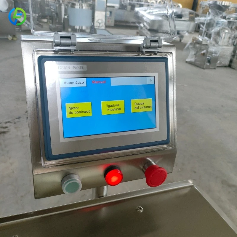 Industrial Stainless Steel Sausage Binding Machine Automatic Stringing Equipment for Meat Processing Factory FL Customized