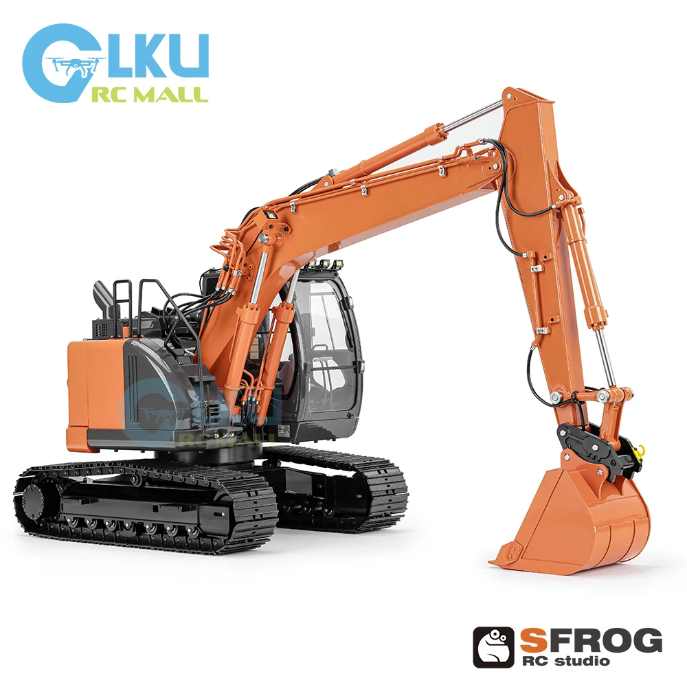 1/14 Engineering Machinery Model Crawler Hydraulic 135 Two-section Boom Excavator