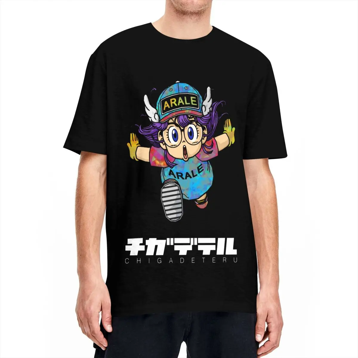 Dr. Slump T Shirt For Men Women Cotton Tops Hip Hop Arale Foil O-neck Short Sleeve