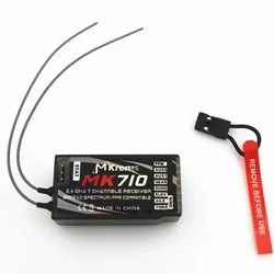 AR7000 PPM RC Receiver Acceptor AR7000 DSM2 DSMX Receptor 2.4GHz 7CH RX Support SPEKTRUM DX6i DX7 DX8 JR DSX7 DSX9 of RC Car