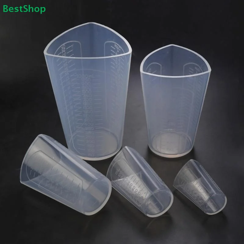 〔C〕Plastic Graduated Measuring Cups,50ml 100ml 250ml 500ml 1