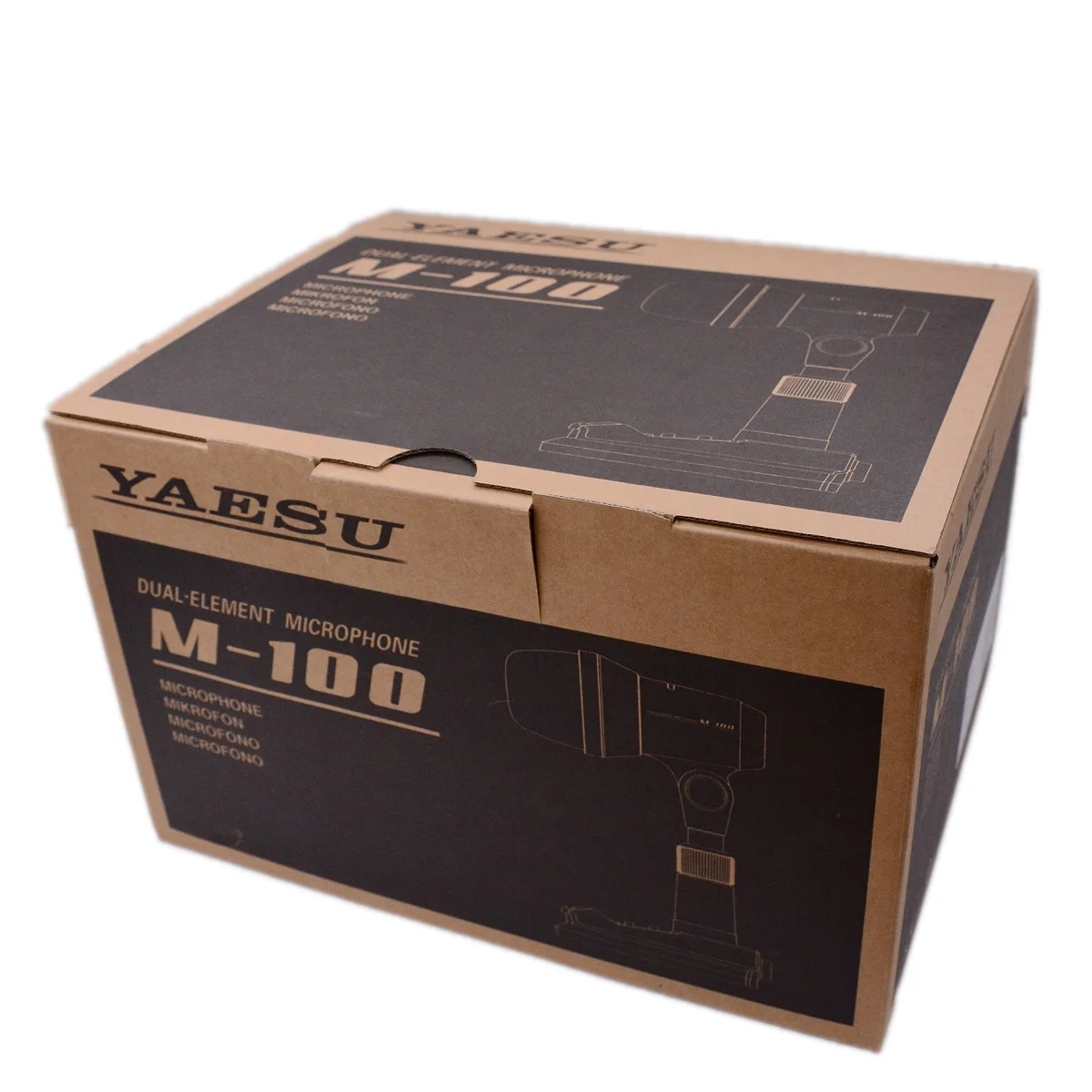 Yaesu M100 سطح المكتب ميكروفون ديناميكي وإلكتريت لوحة المفاتيح 8 دبوس RJ45 تمديد كابل عنصر مزدوج مسبق لقاعدة HF راديو هيئة التصنيع العسكري