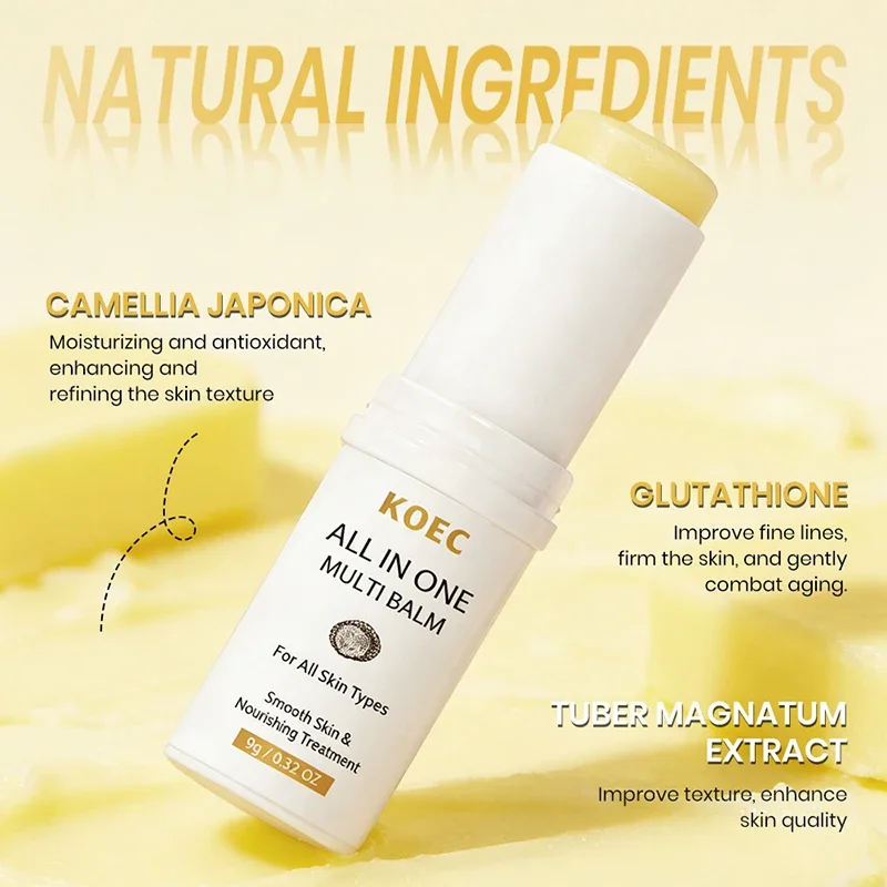 Black Truffle Collagen Essence Stick, Moisturizing Nourishing Solid Face Cream, Improve Skin Elasticity Glowing Daily Skincare