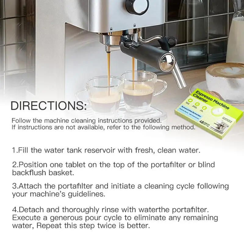 Coffee Machine Cleaning Effervescent Tablets Safe&Effective Descaling Tablets for Kitchen Accessories Household Cleaning Remover