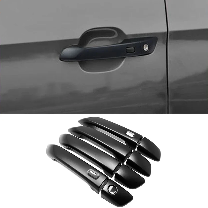 

ABS Matte Black Outside Door Handle Cap Cover Trim For Mazda BT50 BT-50 2021 2022 23 Protection Sticker Car Styling Accessories