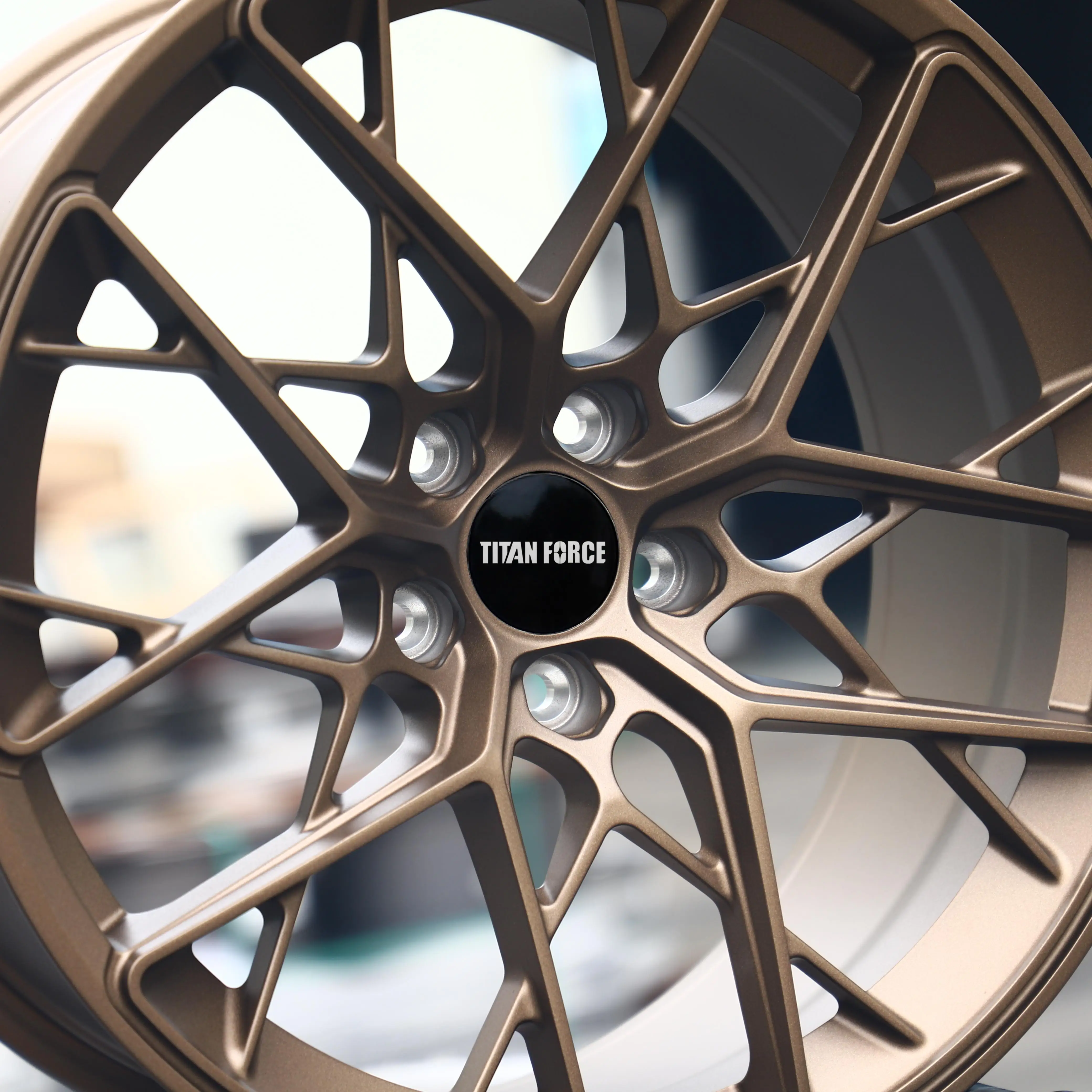 

Кованые диски 19x9.5, 19x10.5, 5x120 FF10, матовые бронзовые, с колпаками, роскошная высококачественная кастомизация.