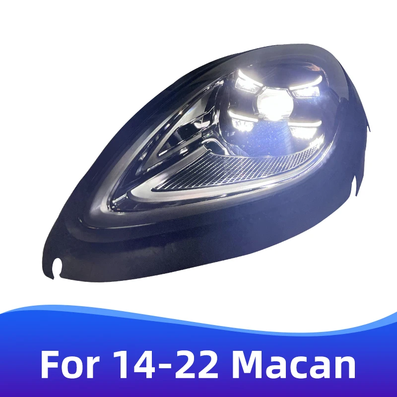 For Porsche macan headlights 2014-2022 95B upgrade 2023 Macan LED matrix Headlamp DRL Day Running Light plug and play