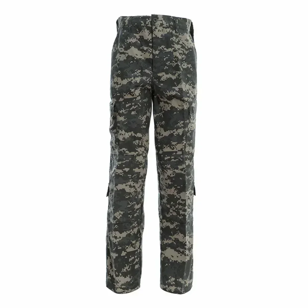 Pantaloni militari solidi mimetici Woodland Cargo pantaloni maschili tuta da allenamento molti pantaloni da combattimento tattici militari multitasche