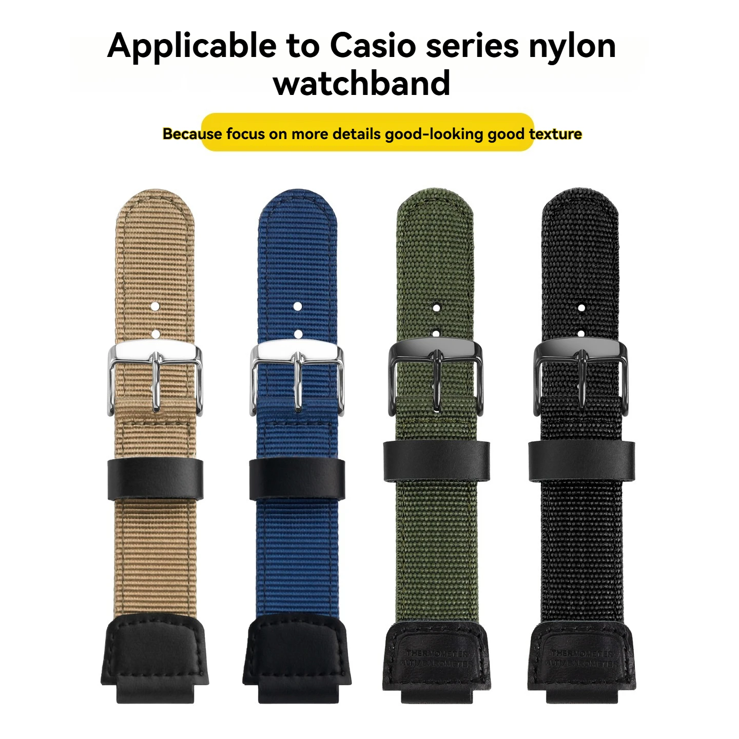 Replacement Nylon Canvas Strap for Casio DW-9052 DW-9050 DW-9051 9000 DW-6900,Breathable Waterproof Sports Conversion Band