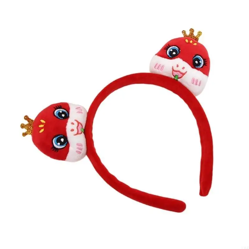 U4LE Băng đô hình rắn hợp thời trang Phụ kiện tóc ngày lễ Mũ sắt dành cho cá nhân thời trang