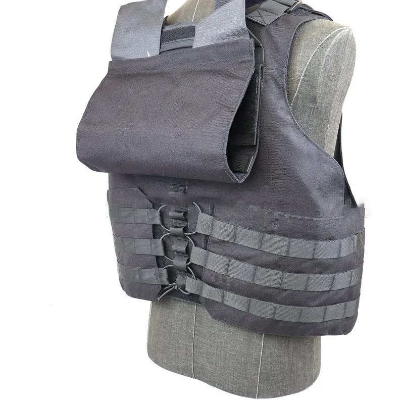 1000D Tactical Outdoor Work Vest Quick-Release Buckle MOLLE System Vest Lightweight Durable Compatible with Gear Accessories