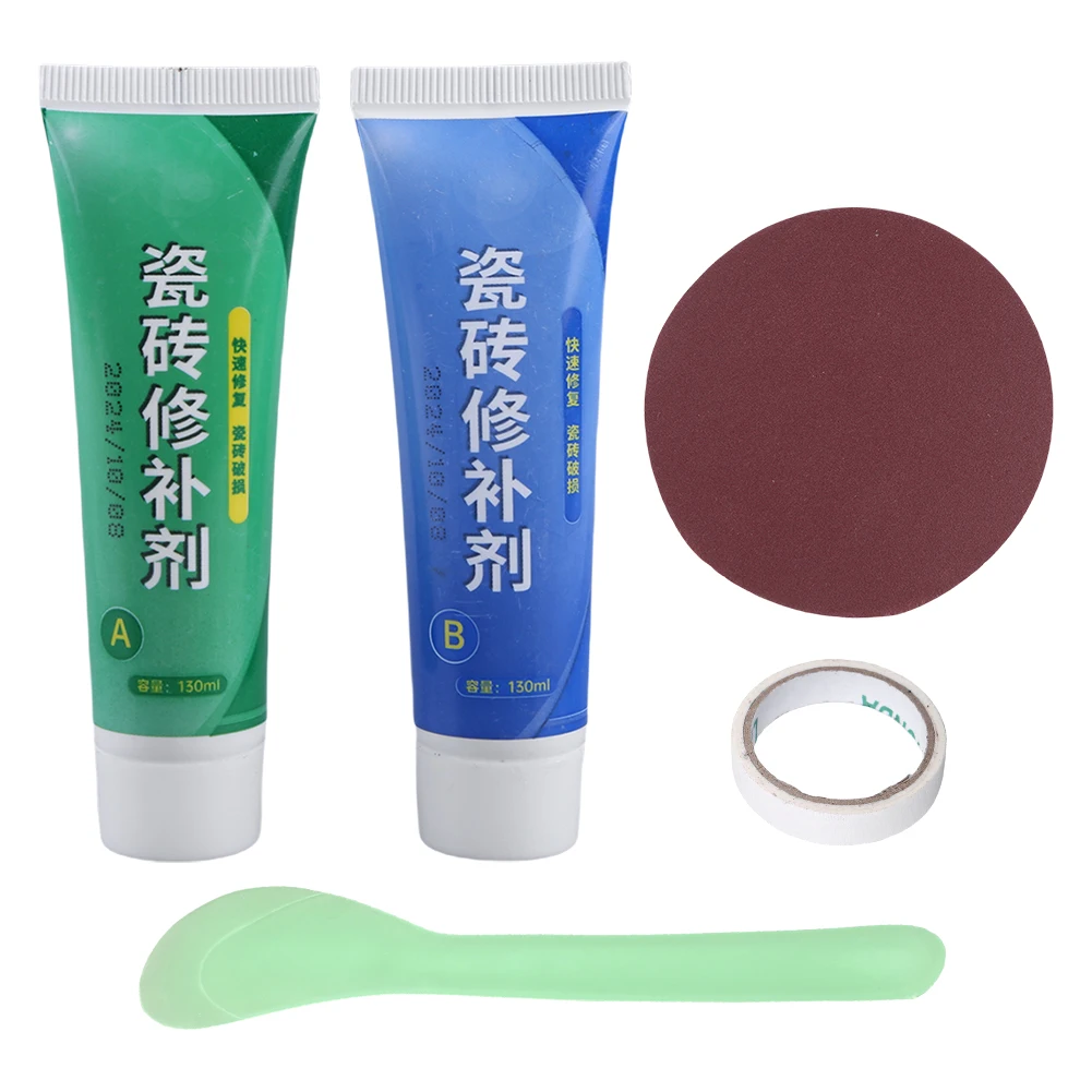 Tile Repair Kit Marble Repair Kit Tile Stone Crack Repair Kit Ceramic Tile Repair Paste for Cracks Holes Chips Scratches Dents