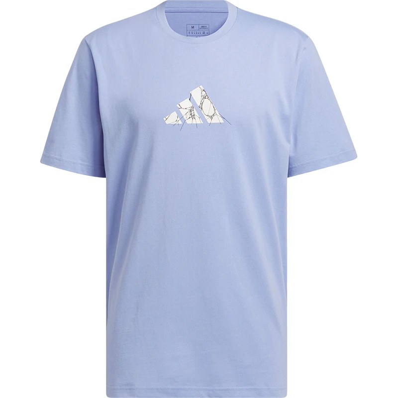 تي شيرت أديداس أصلي جديد للرجال من ميتشل لكرة السلة بأكمام قصيرة IW7845