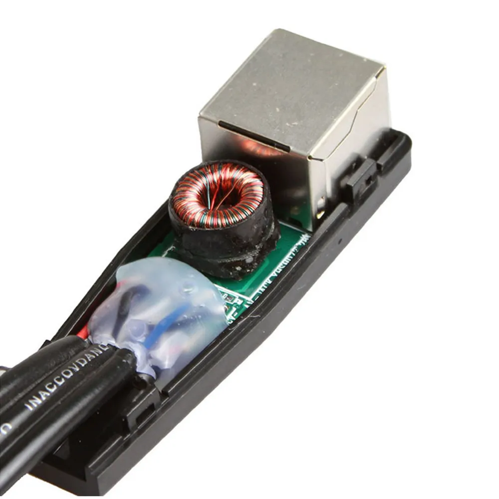 Стерео DC3,5 мм стерео и RCA красный белый балун аудиосигнала через кабель Cat5/6