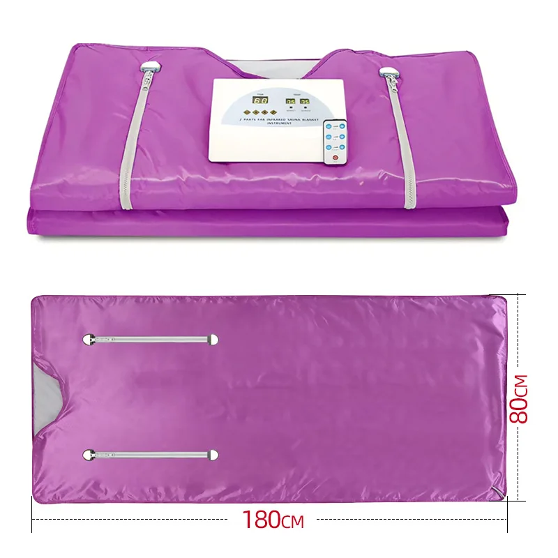 Electric Detox Spa Bodybuilding Portable Sauna Blanket Infrared Sauna Blanket For Weight Loss And Detox