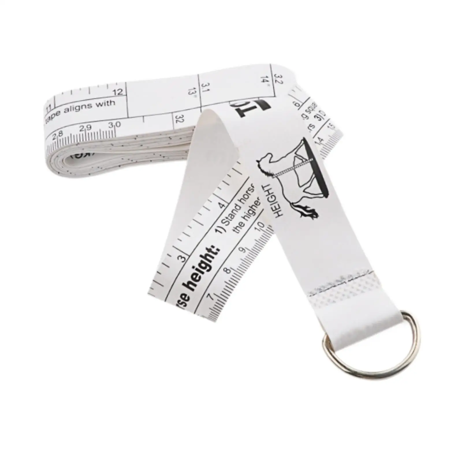 Horse Height and Weight Measuring Tape Flexible for Farmers Measurement Tool