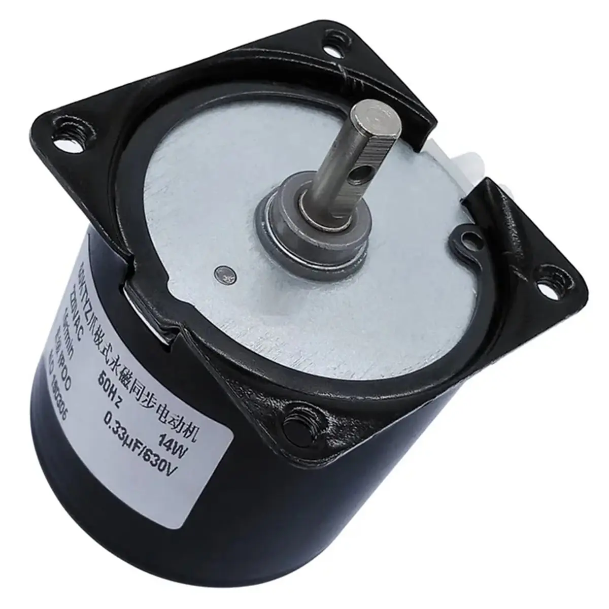 AB09 60KTYZ Permanent Magnet Motor AC 220V 14W Synchronous Claw Pole Gear Motor 110RPM Reversible for Automation Equipment
