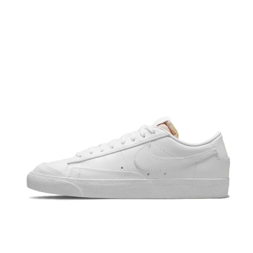 Nike Blazer 77 Women's Fashion Comfortable Lightweight Casual Low Top Board Shoes Pure White