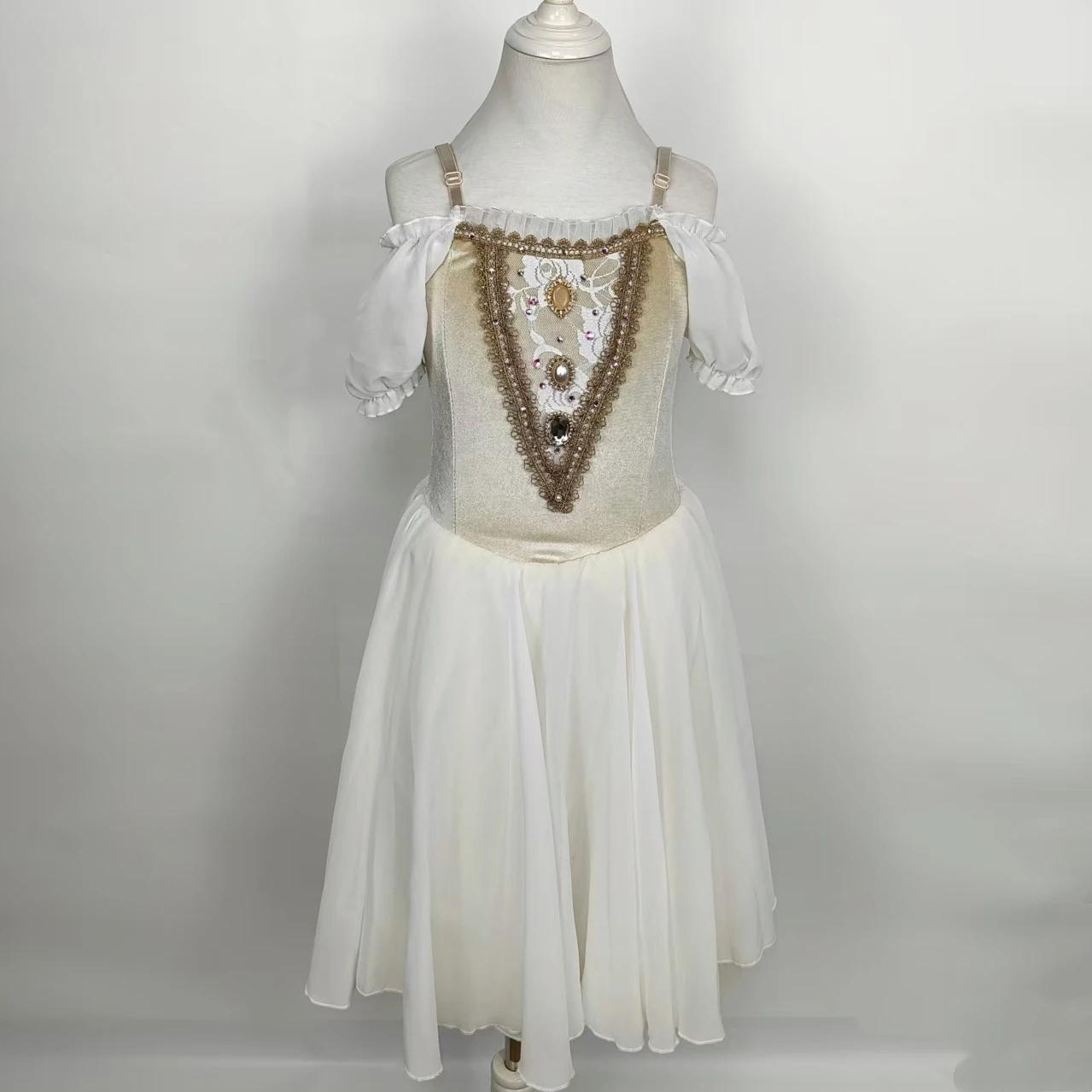 الكبار النساء المهنية فستان راقصة الباليه الطويلة أداء زي الاطفال الباليه توتو فستان الرقص تول فستان الفتيات ملابس الرقص #5