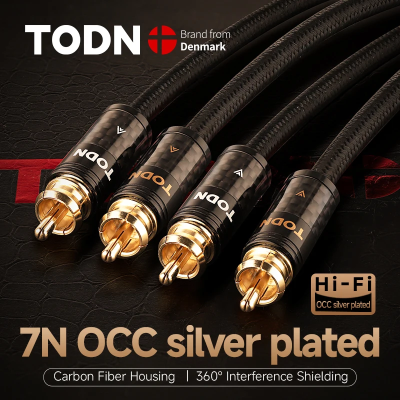todn-hifi1-pair-silver-plated-occ-stereo-rca-cable-high-performance-premium-hi-fi-audio-cable-2rca-to-2rca-interconnect-cable
