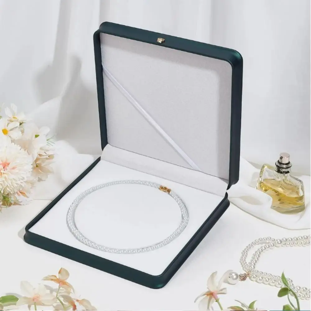 

Large Set Box Necklace Box Crown Waist Ring Earrings Bracelet Jewelry Display Box Display Case Pearl Necklace Box Engagement