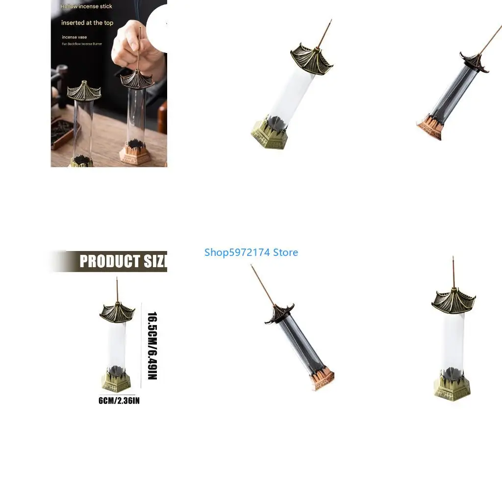 Y3NB Elegant Homes Decorative Ancient Pavilions Incenses Burners Provide Aromatics