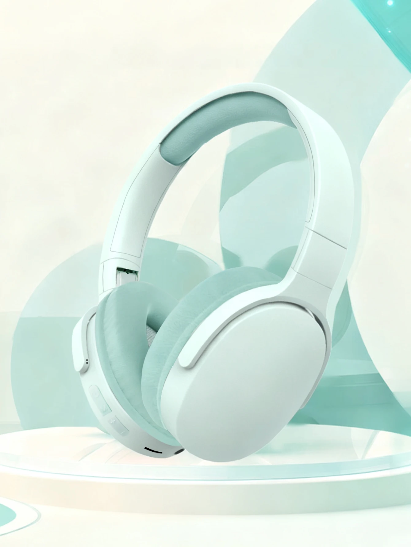 Wireless headset, Jerry 5.3, long battery life, computer/ipad/cell phone universal, listen to songs/gaming game wireless headset
