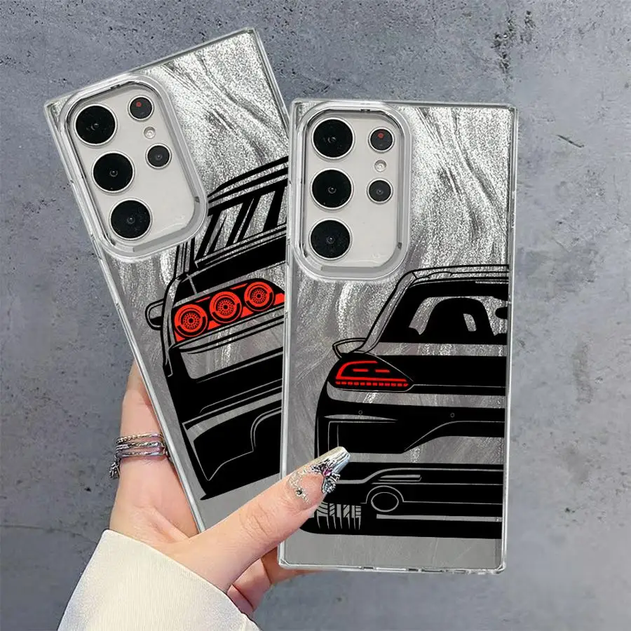Custodia per auto di lusso cool per Samsung Galaxy S21 + S25 Ultra S21 S20 FE S22 Plus S23 S20 FE S24Ultra Soft Shell