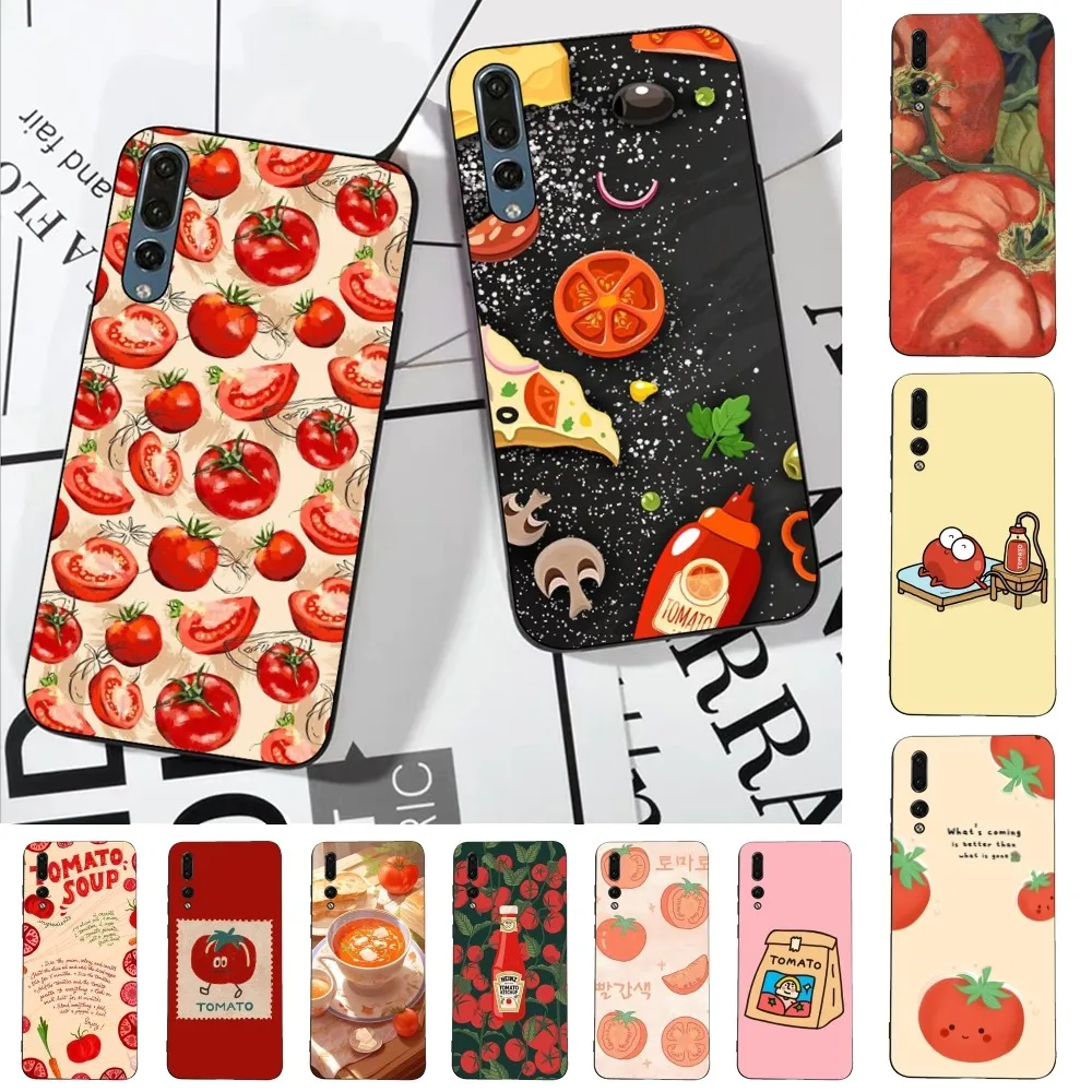 Tomato vegetable Phone Case For Huawei P 8 9 10 20 30 40 50 Pro Lite Psmart Honor 10 lite 70 Mate 20lite