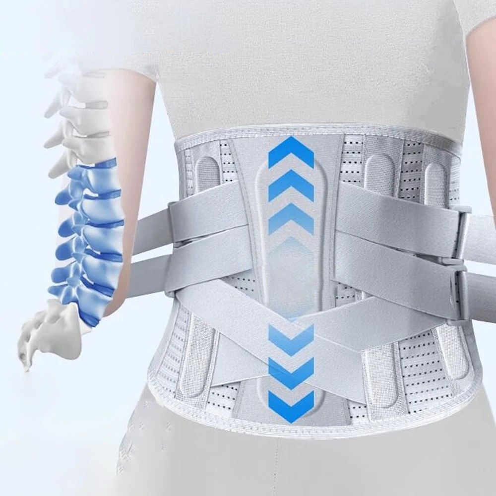 Bionic Spine Design Back Brace for Lower Back Pain, Lumbar Support Belt for Sciatica & Herniated Disc Relief for Men & Women