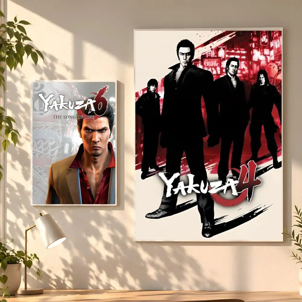 Y-Yakuza Like A D-Dragon Game Classic Poster Creative Room Art For Dorm Bedroom Study Apartment Home Gift