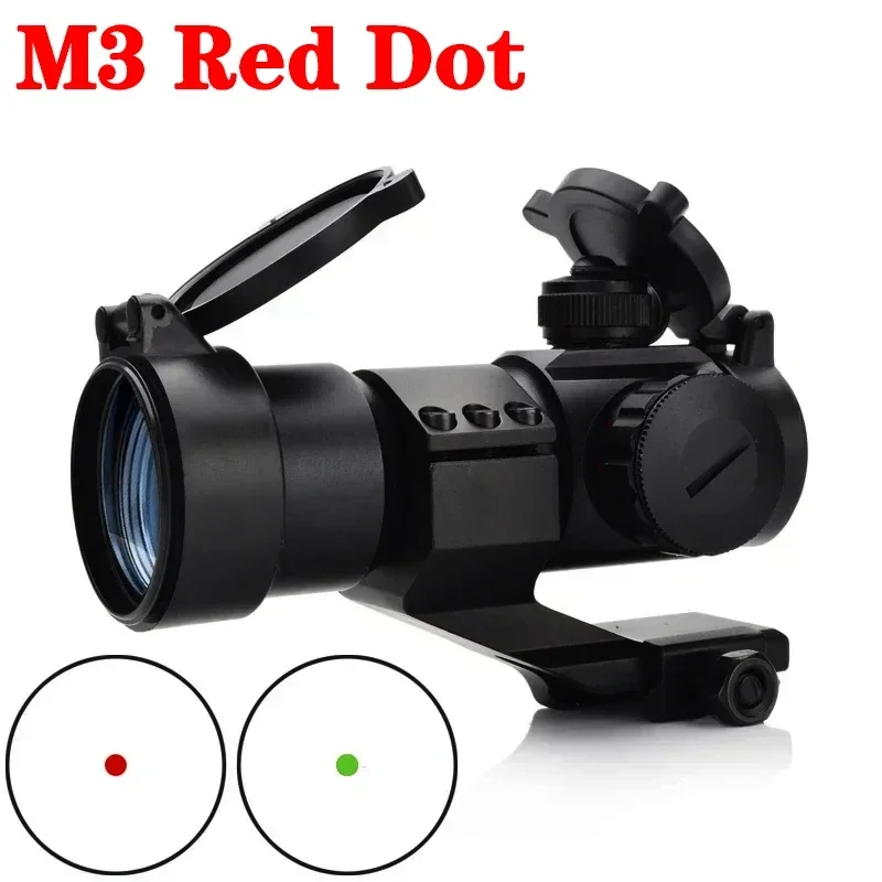 Imagem -03 - Rifle de Caça Âmbito para Carabina m3 Mildot Range Finder Reticle Riflescope 3x44 Vermelho Verde Iluminado Retículo 11 20 Trilho 310x42e