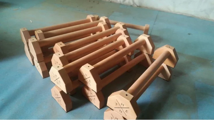 محطة تراجع وظيفية تقف اللياقة البدنية تجريب Dip Bar Station Stabilizer Parallettes رفع موقف شريط متوازي جديد #6