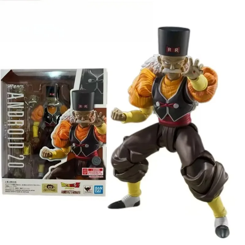 Figura de Acción Bandai Tamashii Limited SHF Dragon Ball Z, Androide 20, Dr. Gero, Ejército del Hilo Rojo, Regalo para Niños, Coleccionable